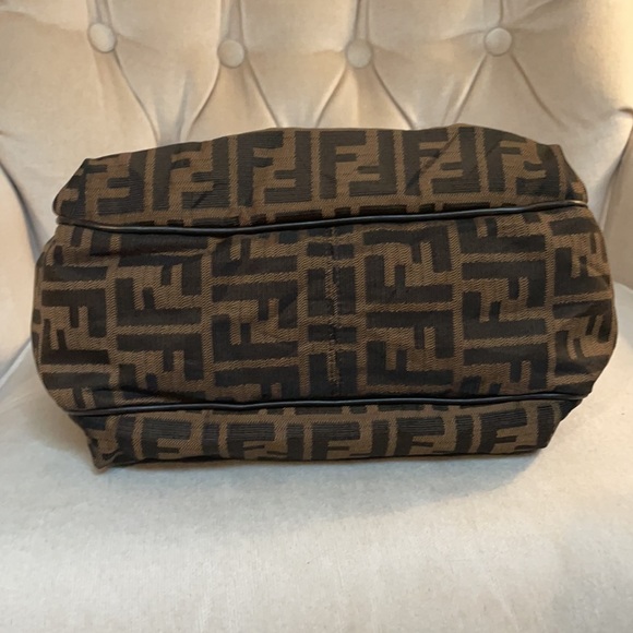 Fendi Zucca Logo/Charm Shoulder Bag - Picture 8 of 17
